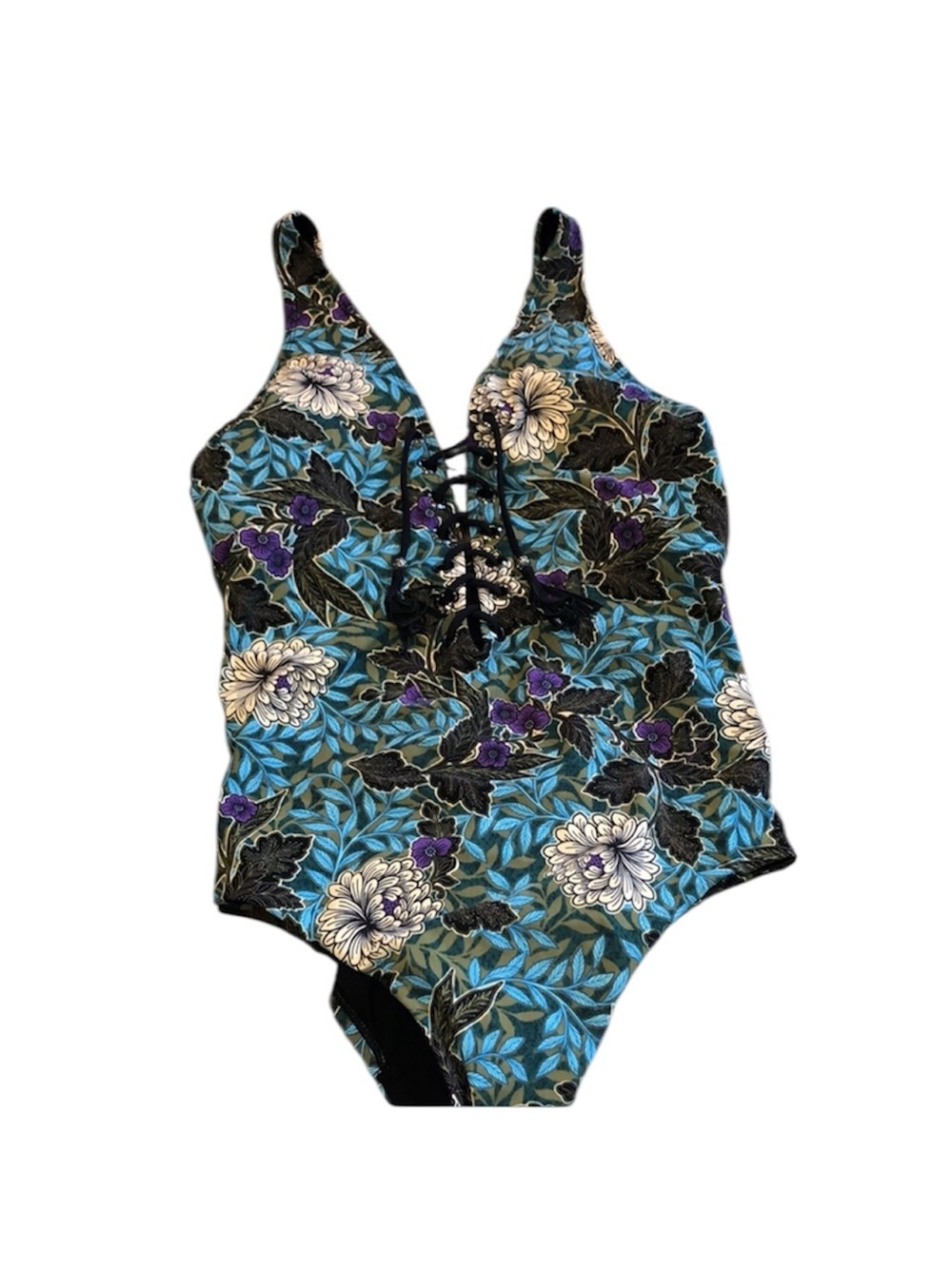 AMORESSA one piece floral swimsuit size 14